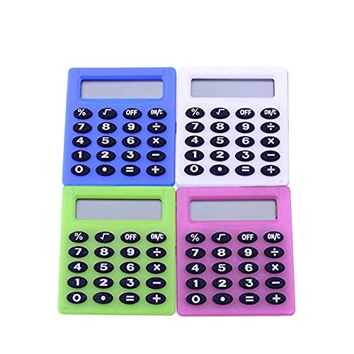 DUYHBAWRS Calculator Calculator Mini Portable Electronic Calculator Candy Color Calculator Students School Use(OneColor)