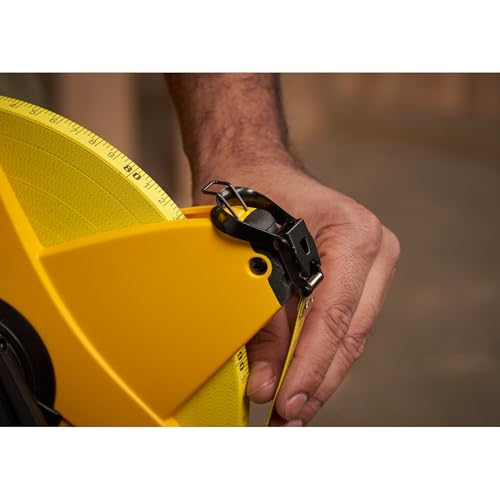 Stanley 2-34-777 Measures 100m x 13mm Power winder Fiberglass Tape - Multicolored