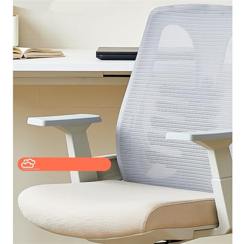 Ergonomic Office Chair Back Support Ergonomic Office Chair Ergonomic Chair Comfortable Sedentary Computer Chair Home Waist Study Chair Conference Chair Lift Seat for Home Working, Make Up, Gaming(Blue