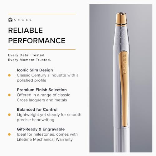 Cross Classic Century Medalist Pen & 0.7mm Pencil Set, Gift-Ready