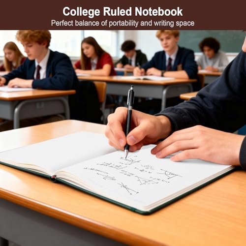ViVin 3 Pack A4 Hardcover Lined Notebook,8.5x11 192 pg College Ruled