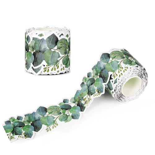 FIXED UP FINDS for 98ft Eucalyptus Die-Cut Border Trim for Bulletin Boards, Classroom, Photo Wal...
