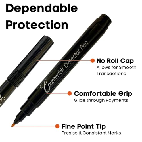 Dri Mark CFD50PK Counterfeit Bill Detector Marker Pen, Made in The USA, 50 Count