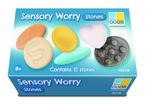 Yellow Door Sensory Worry Stones, Set of 12
