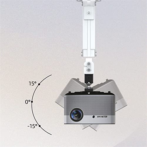Projector Mount Bracket Projector Rack Home Heavy-Duty Thickened and Thick Wall-Mounted Projector Shelf Living Room Conference Room 360° Rotating Projector Stand Projector Stand (Color : Gold)