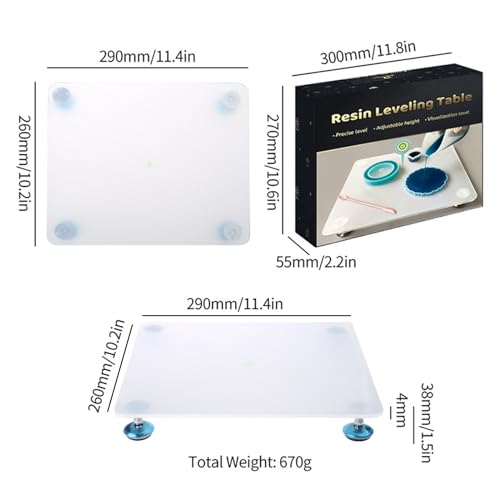 Professional Resin Leveling Table with Anti Slip Base Foot