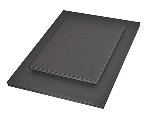Clairefontaine A1 Foam-Backed Cardboard, 5 mm Thick, 10 Sheets, Black