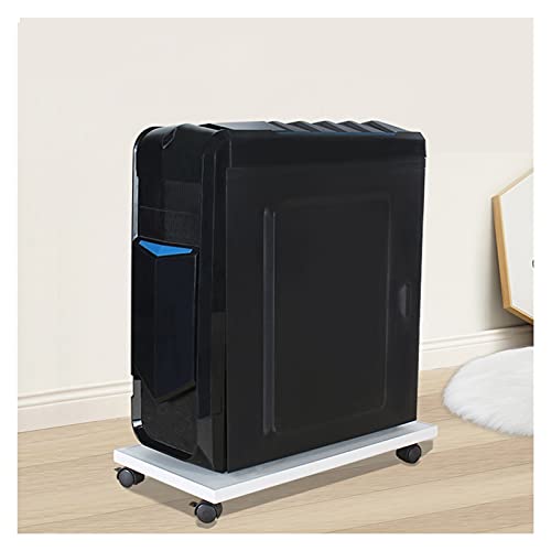 FEELIN Computer Tower Stand CPU Stand Computer Tower Stand Cart with Protective Sides CPU Holder with 4 Caster Wheels Bracket Pc Stand