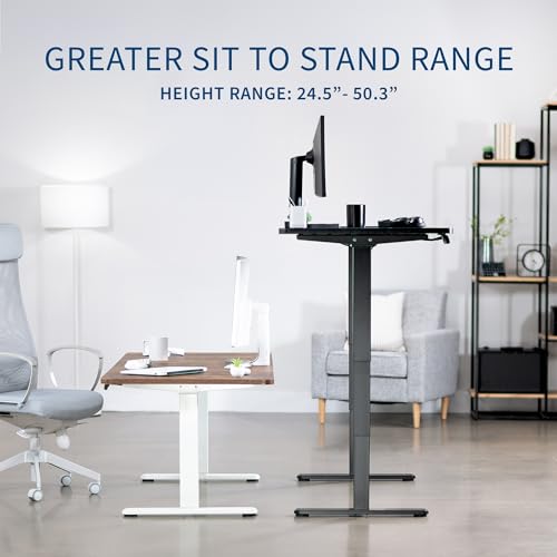 VIVO White Dry Erase 71 x 30 in Standing Desk, DESK-KIT-2W7WE