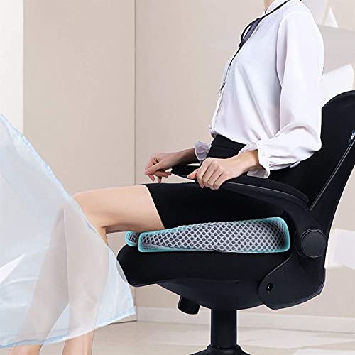 GIENEX Extra-Large Memory Foam Seat Cushion – Perfect for Office Chair and Wheelchair – Does Not Slip Even on Smooth Marble Floors – Washable – Relieves Back Pain