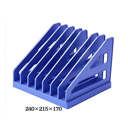AFPSDLFJDLS Wall File Organizer, Stackable, Letter Size, Document File Stand Book Rack Organizer for School Home