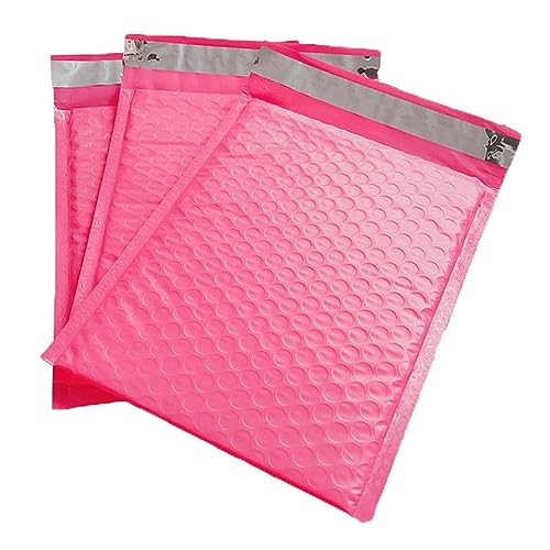 Sxzqjybb Padded envelopes,Bubble envelopes, Mixed Parcel Bags Rose Red Foam Shipping Envelopes with Padded 10 pcs