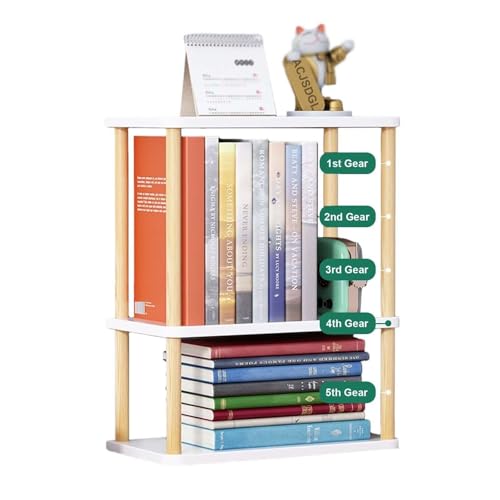 ACJSDGL Desk Shelf, Display Rack with Solid Wood Bracket - Desktop Shelf Organizer for Dorm Office Home Computer Desk Countertop