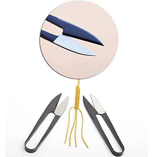 DSWMY Craft Scissors, Craft Scissors Stitch Sewing with Comfort Grip Handle for Home Office School 10 Cm