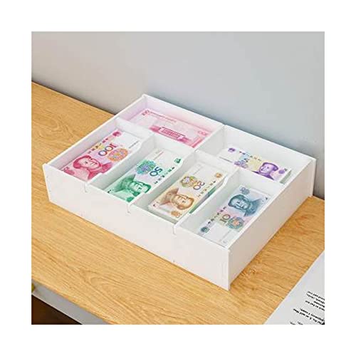 Cash Register Drawer Coin Cash Tray Separated Cash Box Small Change Cash Receipt Box Business Storage Box Small and Simple Commercial Drawer Storage Box Bill Zero Cash Box Money Tray (Color : C3)