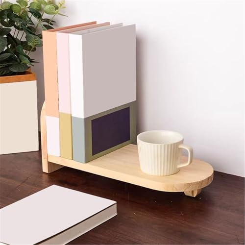 Bookcase Storage Rack Simple Open Wooden Bookshelf, Small Storage Rack for Home Office Book Shelf