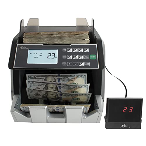 Royal Sovereign USD Money Counter with Add and Batch Mode, Value Counting and UV/MG/IR Counterfeit Bill Detection for Small Business (RBC-E105-ADBK)