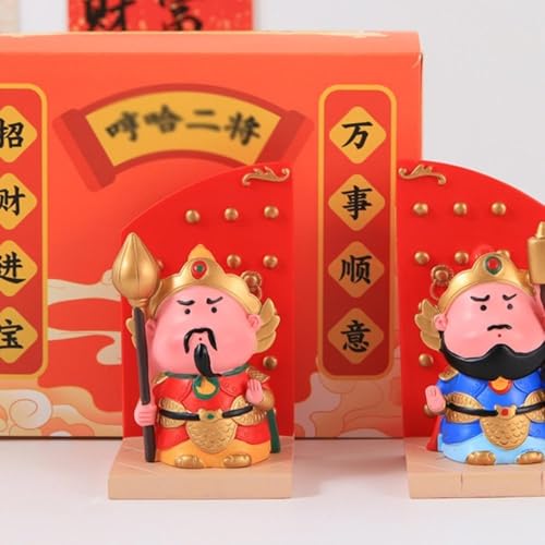Book Organizer Cute Office Bookends, Chinese Desktop Decorative for Shelves