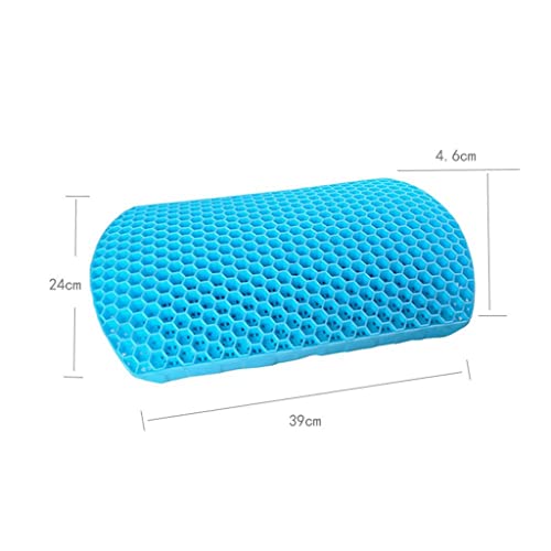 YMGSCC Back Support Cushion Honeycomb Lower Back Relief Gel Lumbar Support Back Cushion Pad for Home Car Office Wheelchair