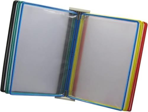 CSNBDMBBSH Desk Reference Organizer, Wall Mount Reference Organizer - Catalog Display Rack, Poster Flip Book Display, Desktop Menu(Colorful Color)