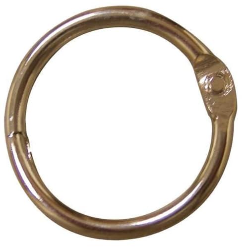 Hy-Ko Book Rings,Silver,1" Ring Size,PK50 KB118-1 Each