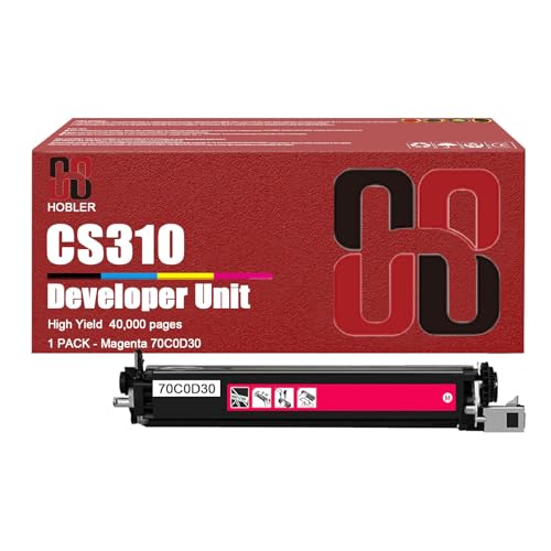 CS310 Developer Units Compatible for Lexmark 70C0D10 70C0D20 70C0D30 70C0D40 Developer Units Work for Lexmark CS310dn CS317dn CS410dn CS417dn CS510de CS517de CX310dn 1 Magenta