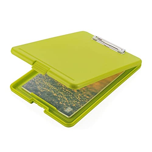 Filing Envelopes Plastic Storage Clipboard File Box Case Document File Folder Clipboard Office Plastic Folders (Color : 2BL)