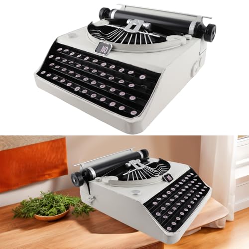 Old Fashioned Typewriter, Typewriter Old Fashioned Antique Typewriter Props Stress Relief Typewriter Ornament Desktop Decor Retro Vintage Typewriter Model for Studios Offices Decor