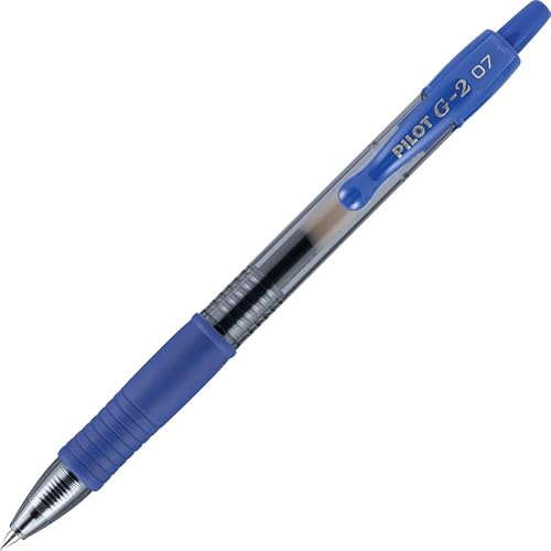 Pilot G2 Premium Gel Pen Convenience Pack, Retractable, Fine 0.7 mm, Blue Ink, Blue Barrel, 36/Pack