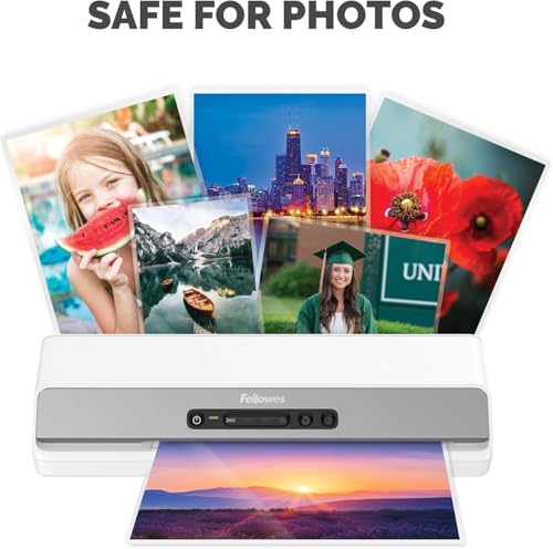 Fellowes Thermal Laminating Sheets, Letter Size, 5mil 200pk 2pk, 400 Sheets, Clear, Photo Safe, Dry-Erase Friendly, Pouches Compatible with Most Thermal Laminators