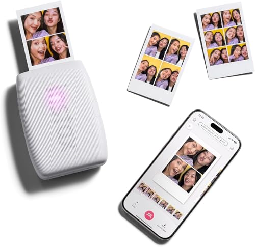 Fujifilm Instax Mini Link 3 Smartphone Printer with Instax Mini Films and Free Bonus Microfiber Cleaning Cloth... (Clay White, 3 x Twin Pack (60 Sheets))