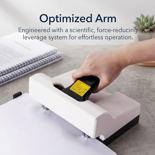 GJOPU Double Head Heavy Duty Stapler, Multi-Function Double Book Binding Machine with 50 Sheet Capacity, Feeding Depth 2-15MM, 24/6 23/8 Needles, for Factory, Office, Home