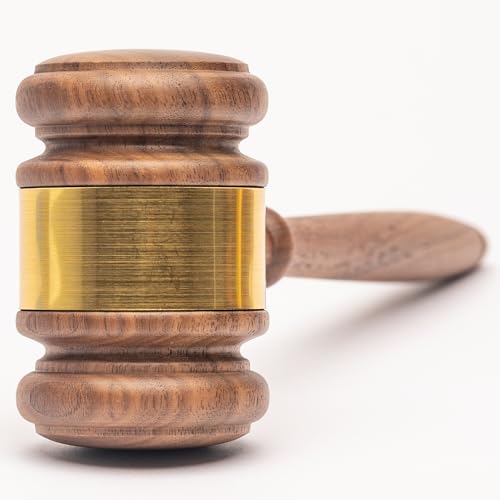 Personalized Walnut Gavel w/Square Sound Block