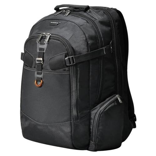 EVERKI Business 120 Laptop Backpack with Rain Cover, Black - 40L