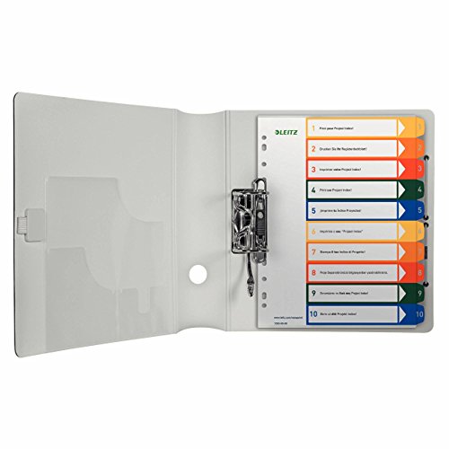LEITZ plastic divider, digital, A4 extra large 1 - 10