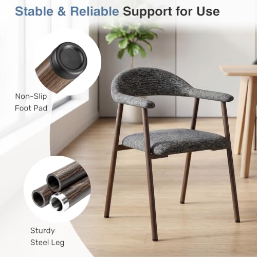 DUMOS Waiting Room Chairs Set of 4, Office Reception Seating Chair No Wheel