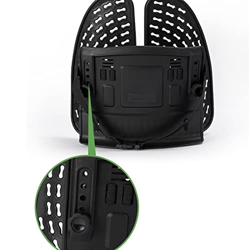 UIOLCFF Adjustable Car Chair Back Support Seat Lumbar Waist Cushion Ventilate Mesh Pad for Office Home