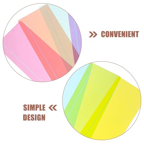 Guided Reading Strips 200 PCS Horizontal Bookmark Strips Assorted Colors Reading Guide Tracking Tool for Students