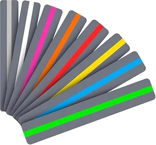 Reading Tracker 56pcs Guided Reading Strips Assorted Colors Help with Dyslexia