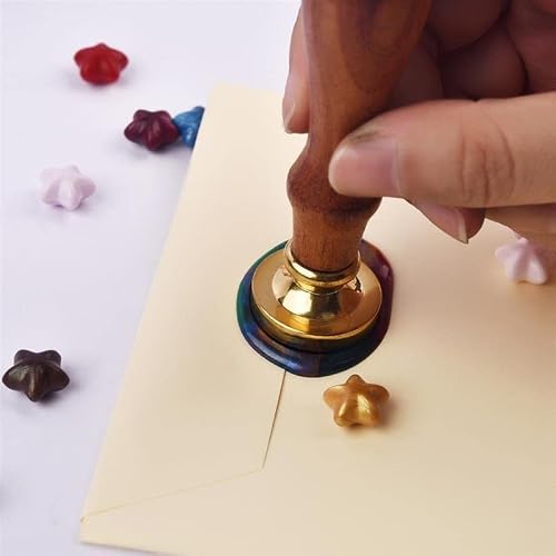 100pcs Retro Sealing Wax Beads Wax Seal Stamp Beaded for Wedding Vintage Craft Decor Card Making Tools