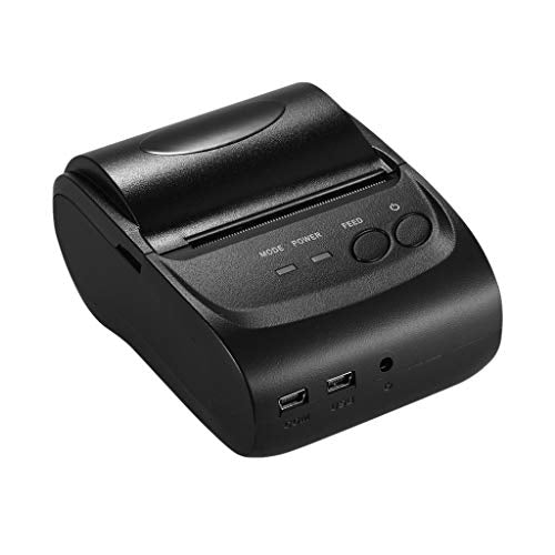 CGTENBS Portable Thermal Printer Handheld 58mm Receipt Printer for Retail Stores Restaurants Factories Logistics, 10 Paper Rolls