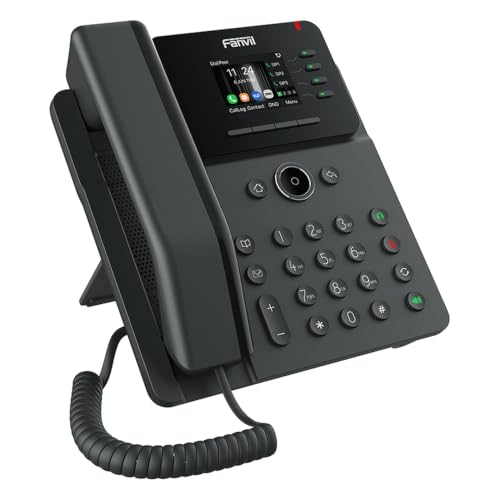 Fanvil V61G Prime Business Phone 2.4-inch (320x240) high-Definition Color Screen, Supports 4 SIP Lines, and Allows for a 6-Way Audio conferenc