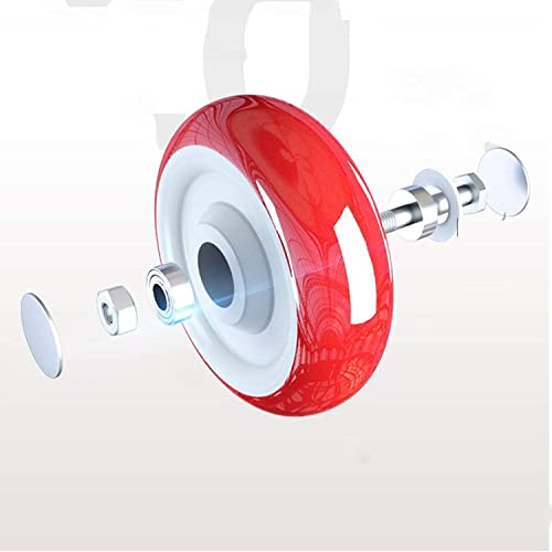 MXXADHPL Office castors Caster Wheels Transport Polyurethane Castors,Caster Wheels for Furniture,Swivel Plate Caster