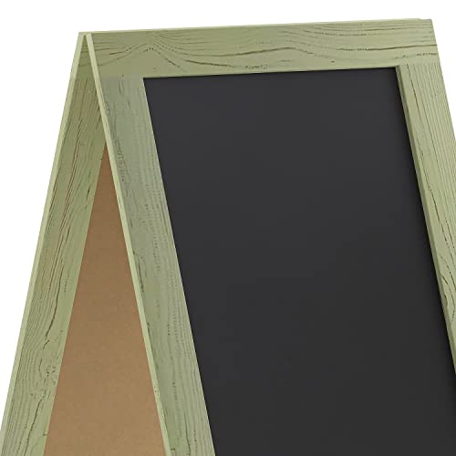 Flash Furniture Magnetic Wall Mount Chalkboard, 40" x 20", Green
