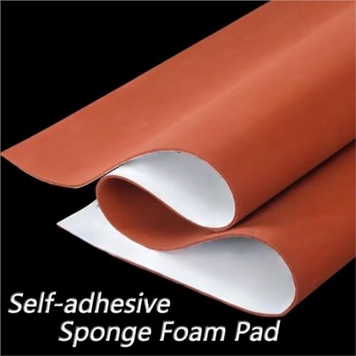 Self-Adhesive Silicone Sponge Foam Pad 1mm-5mm Thick Mat for Laminating Machine, 1pc(500x1000x3mm)