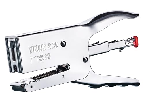 Novus B 39 Stapling Pliers 50 Sheets Metal Silver/Chrome