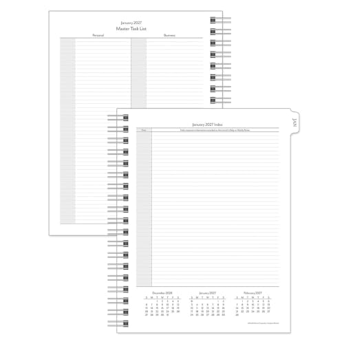 FranklinCovey - Compass Two Page Per Day Wire-Bound Planner (Monarch, Jan 2027 - Dec 2027)