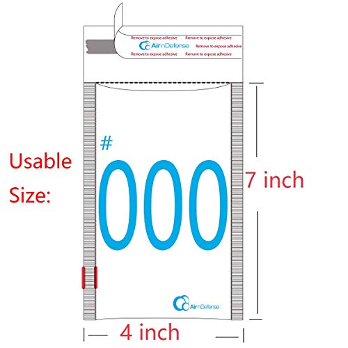 50/500/1000/1500/2000/2500/5000 pcs #000 4x8 Poly Bubble Padded Envelopes Mailers Shipping Bags AirnDefense (1500)