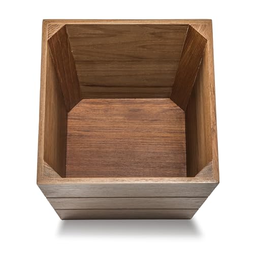 Whitecap Teak Waste Basket, Large