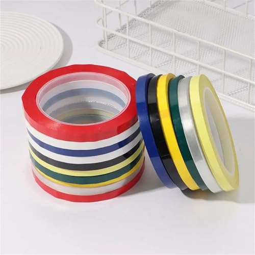 White Board Tape 16roll Multicolor DIY No Trace Waterproof Insulation Desktop Positioning Tape Whiteboard Marking Drawing Grid for Office(Green,8mm)